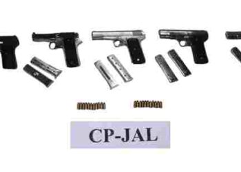 ILLEGAL ARMS SMUGGLING MODULE BUSTED IN JALANDHAR; THREE HELD WITH 5 PISTOLS