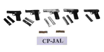 ILLEGAL ARMS SMUGGLING MODULE BUSTED IN JALANDHAR; THREE HELD WITH 5 PISTOLS