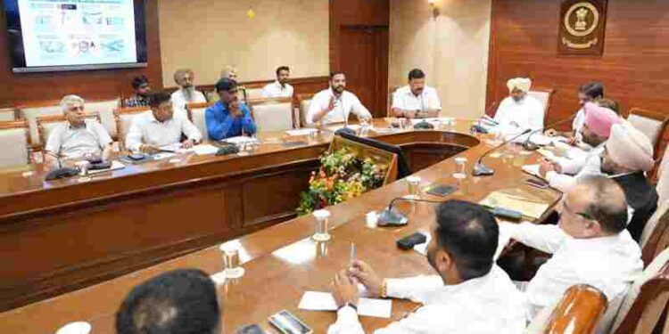 FINANCE MINISTER HARPAL SINGH CHEEMA CHAIRS PSTC REVIEW MEETING, ORDERS REDRESSAL OF TRADER GRIEVANCES WITHIN A WEEK