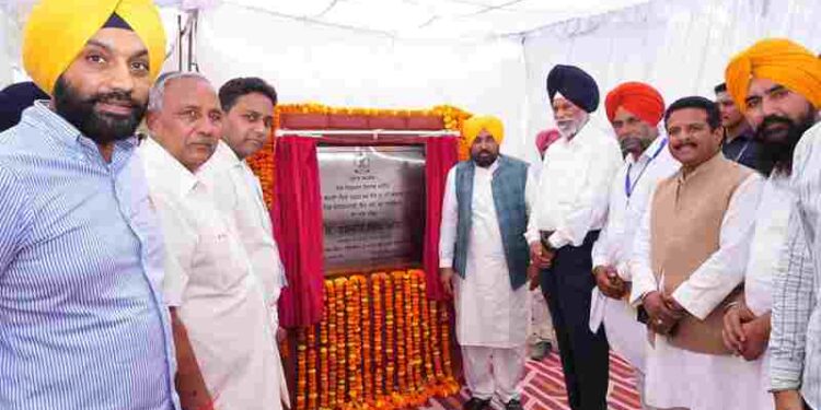 CM Bhagwant Singh Mann Lays Foundation Stone of Sports Stadium in Samana, Says Sports Are Most Effective Weapon Against Drugs