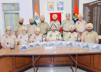 FOUR LINKED TO CROSS-BORDER ARMS SMUGGLING NETWORK HELD WITH 10 SOPHISTICATED PISTOLS