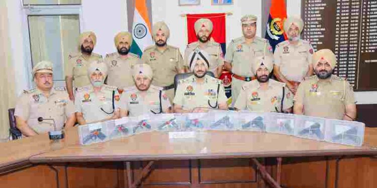 FOUR LINKED TO CROSS-BORDER ARMS SMUGGLING NETWORK HELD WITH 10 SOPHISTICATED PISTOLS