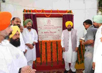 CM Bhagwant Singh Mann’s Major Gift for Dhuri Halqa; Lays Foundation Stone of Road Over Bridge to End Traffic Congestion & Strengthen Regional Connectivity