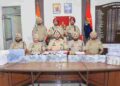 AFGHAN NATIONAL AMONG 7 HELD WITH 10 SOPHISTICATED PISTOLS, 5KG HEROIN, ₹30L HAWALA MONEY