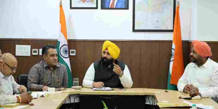 Local Govt Minister Harjot Singh Bains Announces Major Urban Infrastructure Push Across Tricity’s Peripheral Towns; Orders Weekly Review of Development Works