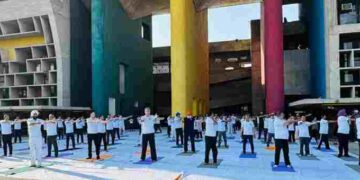 International day of Yoga celebrated at Punjab & Haryana High Court with focus on Yoga for healthy ageing