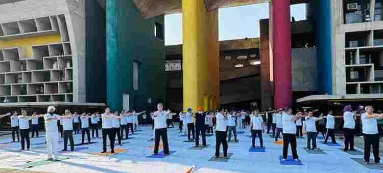 International day of Yoga celebrated at Punjab & Haryana High Court with focus on Yoga for healthy ageing