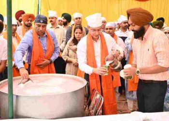 PUNJAB POLICE ORGANIZES ‘CHHABEEL’ TO MARK MARTYRDOM DAY OF SRI GURU ARJAN DEV JI