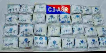 30KG HEROIN RECOVERED IN AMRITSAR; TWO OPERATIVES HELD