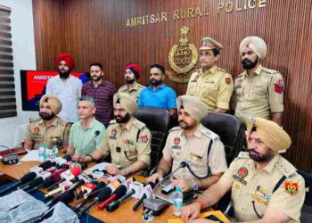 JUVENILE AMONG THREE HELD WITH HAND GRENADE, 3 SOPHISTICATED RIFLES IN AMRITSAR
