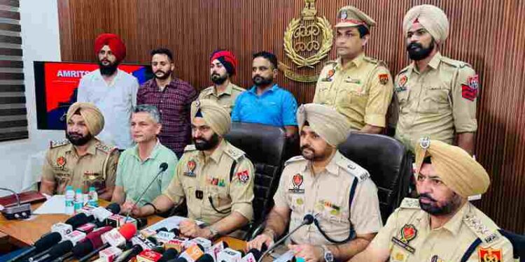 JUVENILE AMONG THREE HELD WITH HAND GRENADE, 3 SOPHISTICATED RIFLES IN AMRITSAR