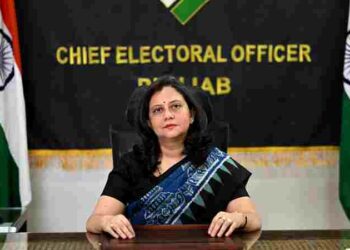 97.44 PER CENT ENUMERATION FORMS DISTRIBUTED ACROSS PUNJAB: CEO ANINDITA MITRA