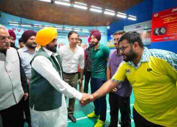 CM Bhagwant Singh Mann Reviews Preparedness for National Badminton Championship Slated to Be Held in Jalandhar