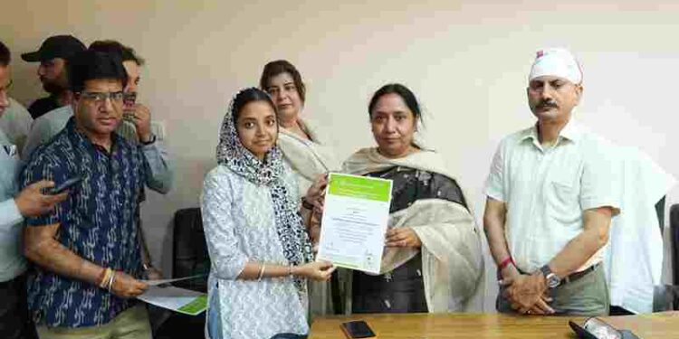 Dr. Baljit Kaur Interacts with Students at Ambedkar Institute of Careers and Courses