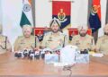 FOUR LINKED TO CROSS-BORDER DRUG AND ARMS SMUGGLING NETWORK HELD IN AMRITSAR; 5.5KG HEROIN, TWO PISTOLS RECOVERED