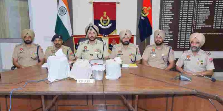 JUVENILE AMONG TWO HELD WITH 8.3KG HEROIN, ₹2L DRUG MONEY IN AMRITSAR