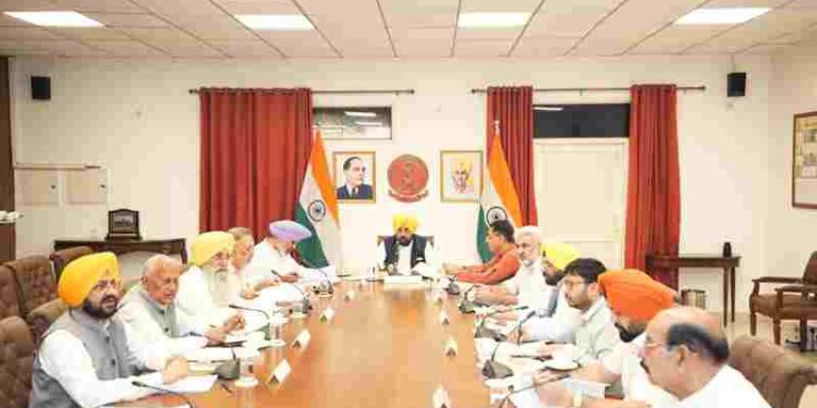 LED BY CM PUNJAB CABINET GIVES NOD TO CONVENE 13TH SESSION OF PUNJAB VIDHAN SABHA FROM AUGUST 3-10