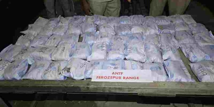 30KG MORE HEROIN RECOVERED IN FEROZEPUR; THREE HELD
