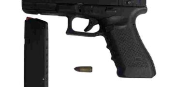 TWO INVOLVED IN LUDHIANA PROPERTY DEALER MURDER CASE HELD WITH GLOCK PISTOL