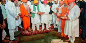 CM Bhagwant Singh Mann Lays Foundation Stone Of Sri Guru Ravidass Ji Bani Adhyayan Centre
