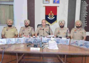 SEVEN LINKED TO CROSS-BORDER SUPPLY NETWORKS HELD WITH 10 PISTOLS, 1KG HEROIN, ONE DRONE
