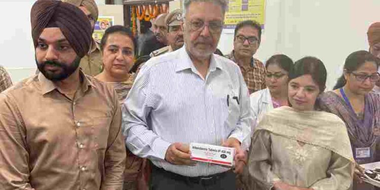 Health Minister Dr. Balbir Singh Launches State-Level Deworming Campaign from Mohali