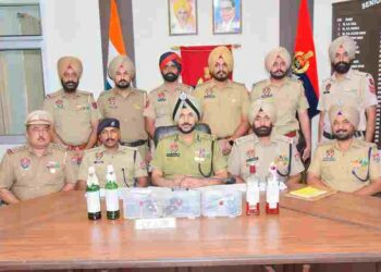 MAJOR TERROR CONSPIRACY FOILED AS FOUR PETROL BOTTLE BOMBS, 3 PISTOLS RECOVERED IN AMRITSAR; 9 HELD
