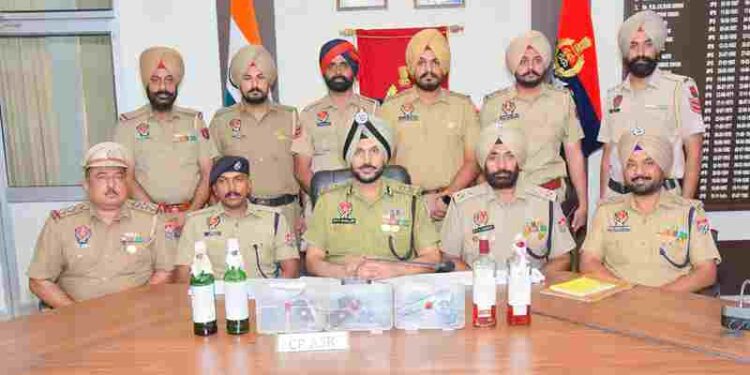 MAJOR TERROR CONSPIRACY FOILED AS FOUR PETROL BOTTLE BOMBS, 3 PISTOLS RECOVERED IN AMRITSAR; 9 HELD