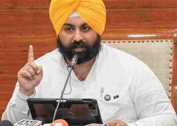 BJP Circulated 2018 Video As Current; Jallah Govt School Transformed Under Bhagwant Mann Govt With Smart Panels, Toilets, Wi-Fi & Clean Drinking Water: Harjot Singh Bains