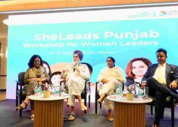 Punjab Vidhan Sabha Speaker Kultar Singh Sandhwan congratulated women for leading from the front and encouraged them to drive inclusive development
