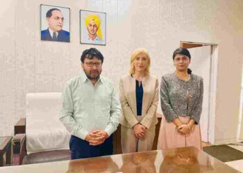 British Deputy High Commissioner Alba Smeriglio Meets Punjab NRI Affairs Minister Dr. Ravjot Singh