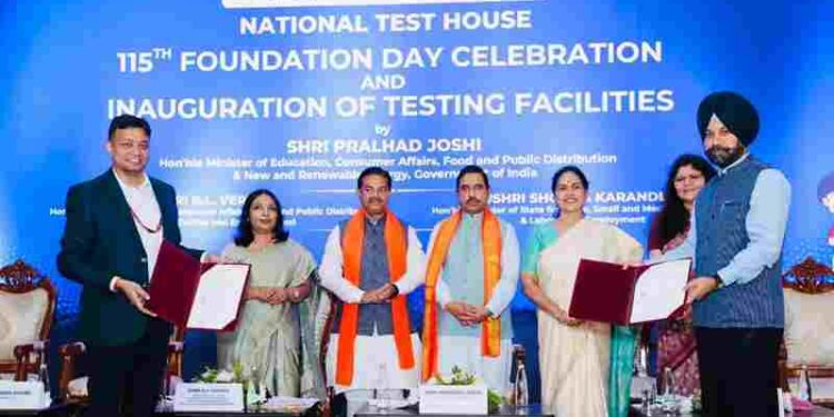 PUNJAB TIES UP WITH NATIONAL TEST HOUSE TO SET UP WORLD-CLASS TESTING FACILITIES CLOSER TO INDUSTRIAL HUBS: AMAN ARORA