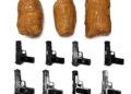 SIX LINKED TO CROSS-BORDER SMUGGLING MODULES HELD WITH 2.9KG HEROIN, 8 PISTOLS