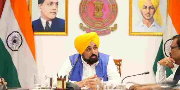 CM Bhagwant Singh Mann Calls for Massive Awareness Drive to Curb Stubble Burning