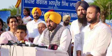 CM Bhagwant Mann Announces, HR-2 Road To Now Be Known As Shaheed Colonel Manpreet Singh Marg