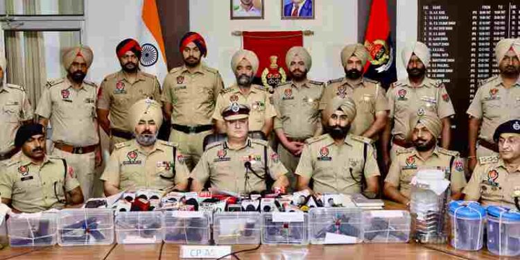 EIGHT LINKED TO ILLEGAL ARMS SUPPLY NETWORKS HELD WITH 13 PISTOLS IN AMRITSAR