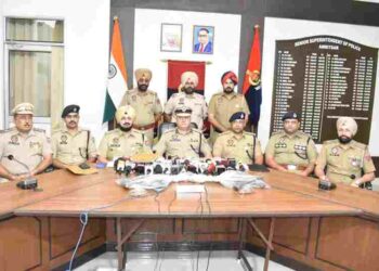 TWO AK-47 RIFLES, 50 LIVE CARTRIDGES RECOVERED IN AMRITSAR; THREE HELD