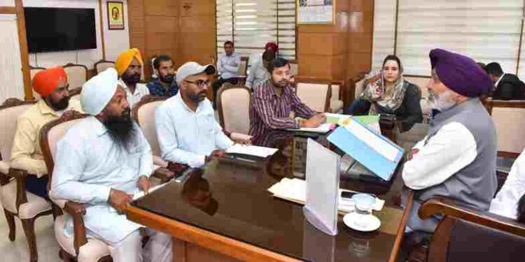 Finance Minister Harpal Singh Cheema Holds Extensive Discussions With Various Employee Unions & Welfare Associations