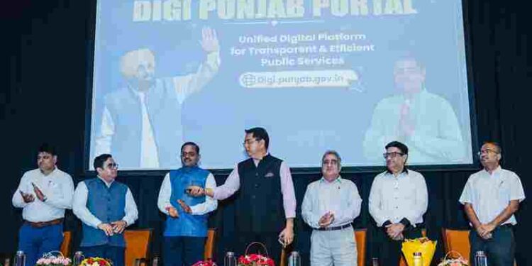 FROM QUEUES TO CLICKS: AMAN ARORA LAUNCHES UNIFIED PORTAL “DIGI PUNJAB” FOR 300 SERVICES
