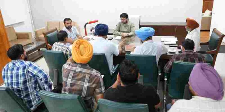 Dr. Ravjot Singh reviews ongoing development works in Churasi constituency