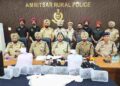 M-16 RIFLE, TWO ZIGANA PISTOLS AMONG 10 SOPHISTICATED WEAPONS RECOVERED IN AMRITSAR; FOUR HELD