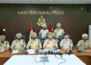 PUNJAB POLICE BUSTS PAK ISI-BACKED MODULE; FOILS CONSPIRACY TO TARGET POLICE BUILDINGS AND SOLVES KHASA CANTT IED BLAST CASE