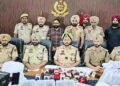 ARMY MAN AMONG SEVEN HELD WITH 14 PISTOLS, 20KG HEROIN IN AMRITSAR
