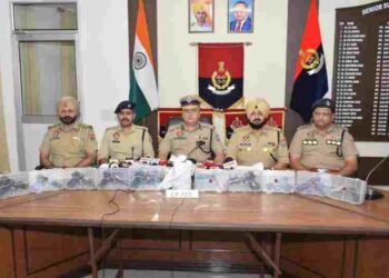 THREE LINKED TO DRUG TRAFFICKING AND ILLEGAL ARMS SMUGGLING NETWORK HELD WITH 10 PISTOLS, 1KG HEROIN
