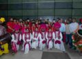 South Korean Men’s Hockey team receives Hearty & Rousing Punjabi Welcome at Mohali Airport with Dhol, Bhangra & Phulkaris