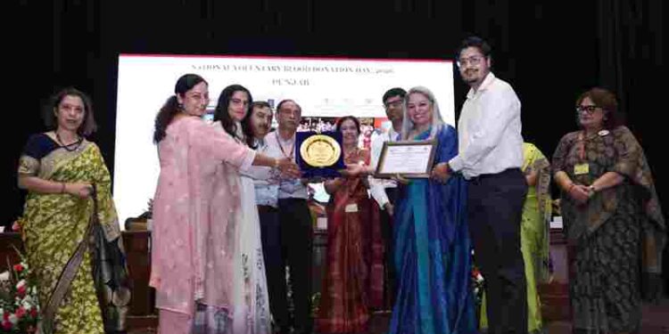 PUNJAB ACHIEVES THIRD POSITION IN VOLUNTARY BLOOD DONATION AT NATIONAL LEVEL